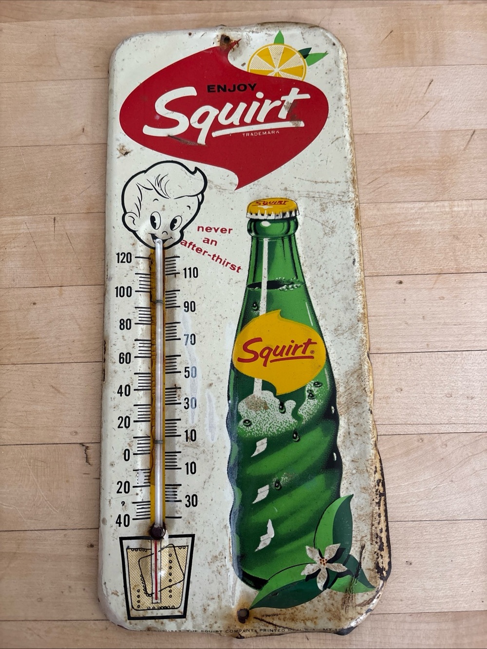 Vintage Squirt sign